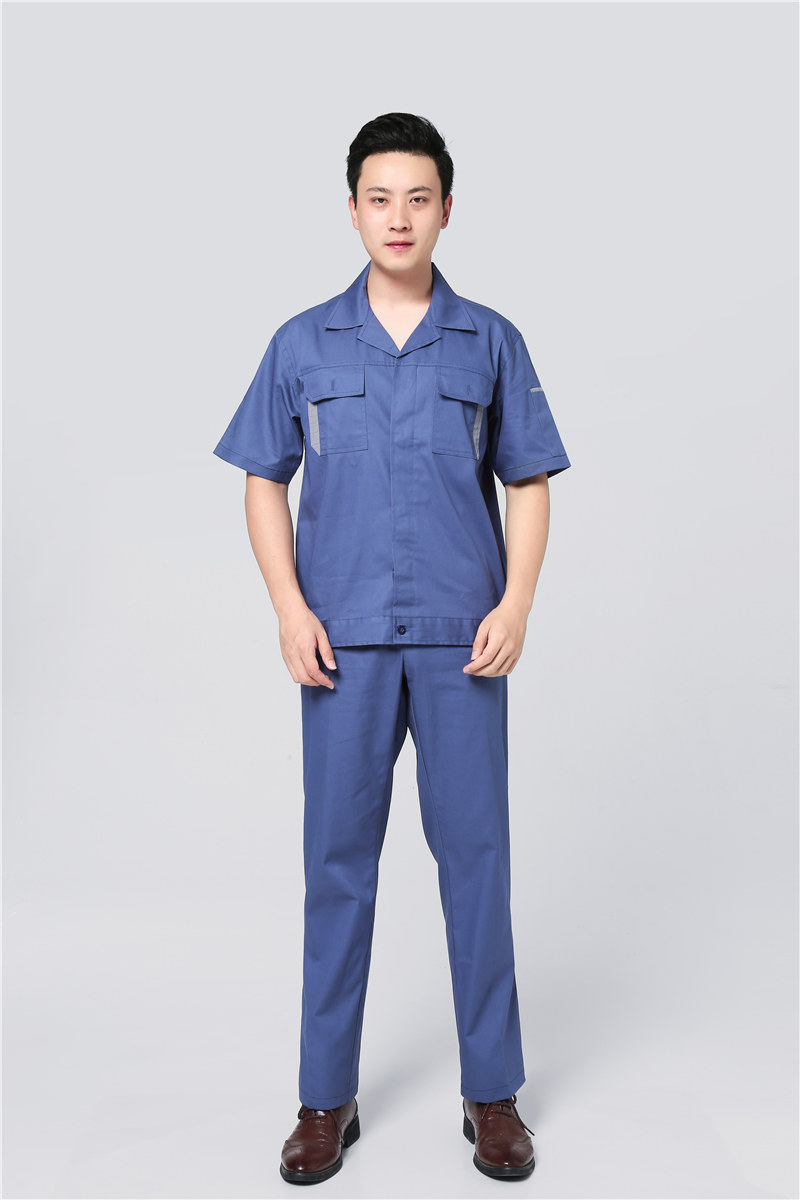 工程服訂做YX短袖新品純棉工作服夏季Y901